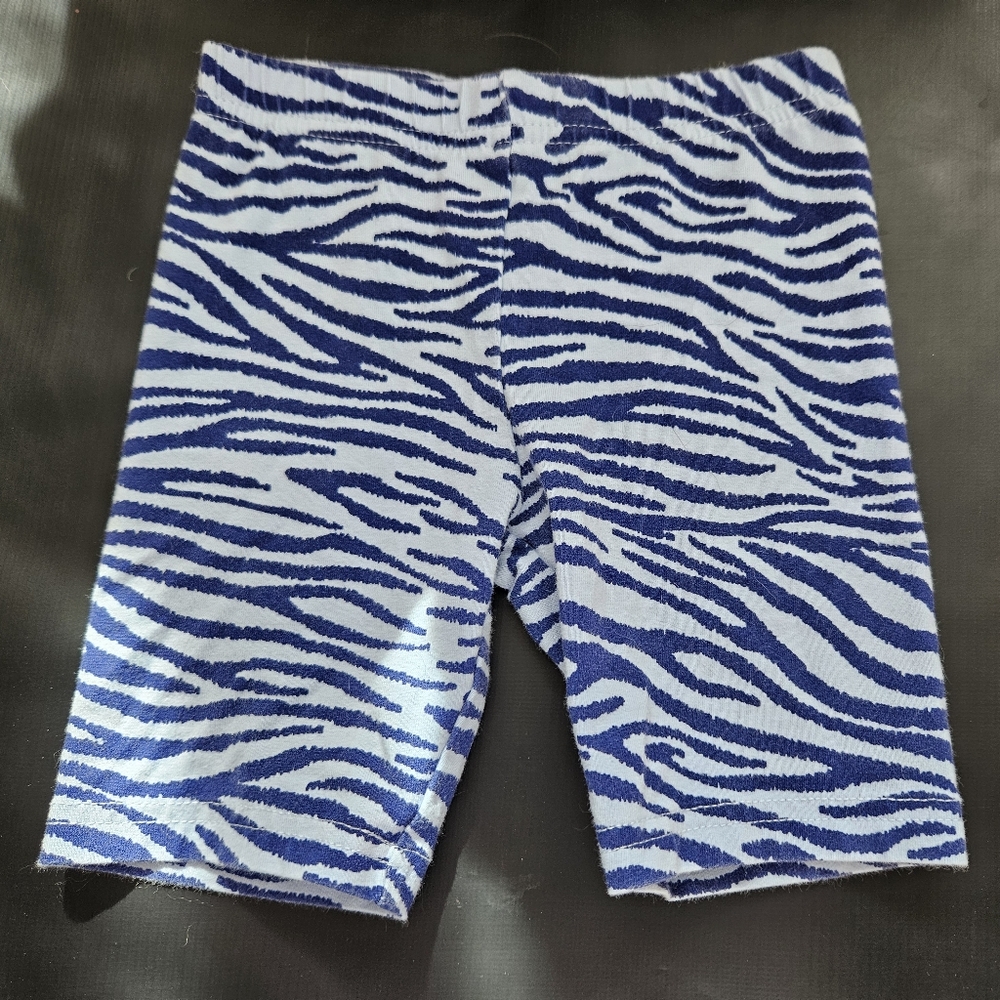 Carter's size 5 blue zebra shorts